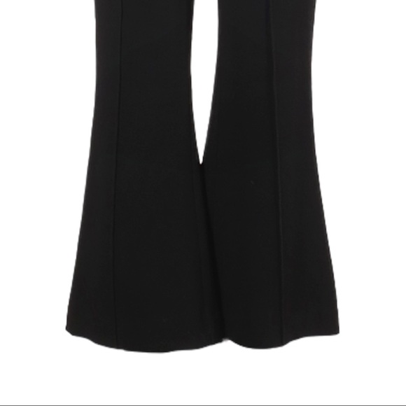 Allen Schwartz Hayden Black Crepe Crop Flare Dress Pants Size 6 - Picture 7 of 11